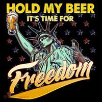 Hold My Beer It's Time For Freedom Statue Of Liberty Coffee Mug thumb 5