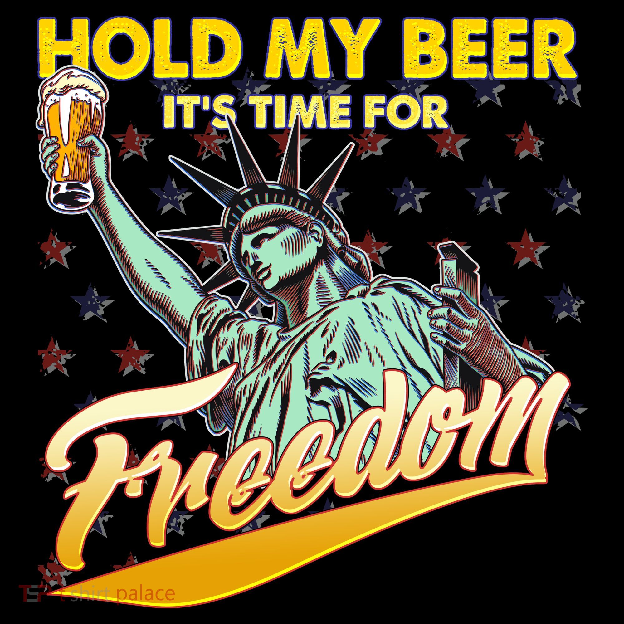 Hold My Beer It's Time For Freedom Statue Of Liberty Coffee Mug