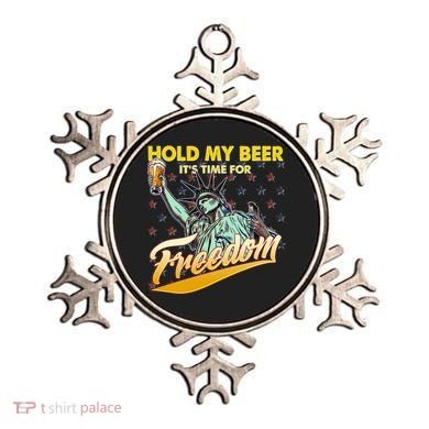 Hold My Beer It's Time For Freedom Statue Of Liberty Ornament