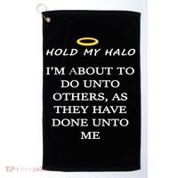 Hold My Halo Golf Towel thumb 0