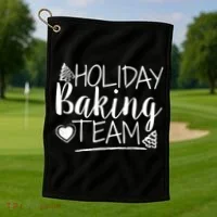 Holiday Baking Team Golf Towel thumb 1