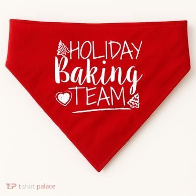 Holiday Baking Team USA-Made Doggie Bandana