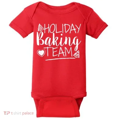 Holiday Baking Team Baby Bodysuit