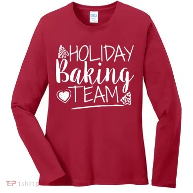 Holiday Baking Team Women's Long Sleeve Shirt