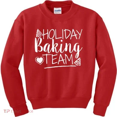 Holiday Baking Team Kids Sweatshirt