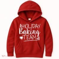 Holiday Baking Team Kids Hoodie thumb 0