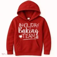 Holiday Baking Team Kids Hoodie thumb 0