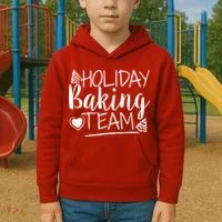 Holiday Baking Team Kids Hoodie thumb 2