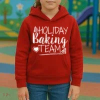 Holiday Baking Team Kids Hoodie thumb 3