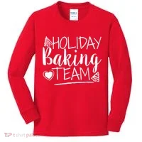 Holiday Baking Team Kids Long Sleeve Shirt thumb 0