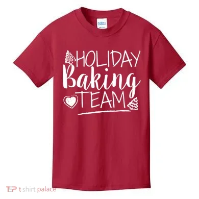 Holiday Baking Team Kids T-Shirt