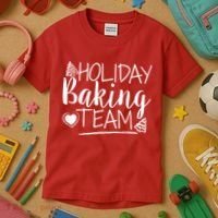 Holiday Baking Team Kids T-Shirt thumb 3