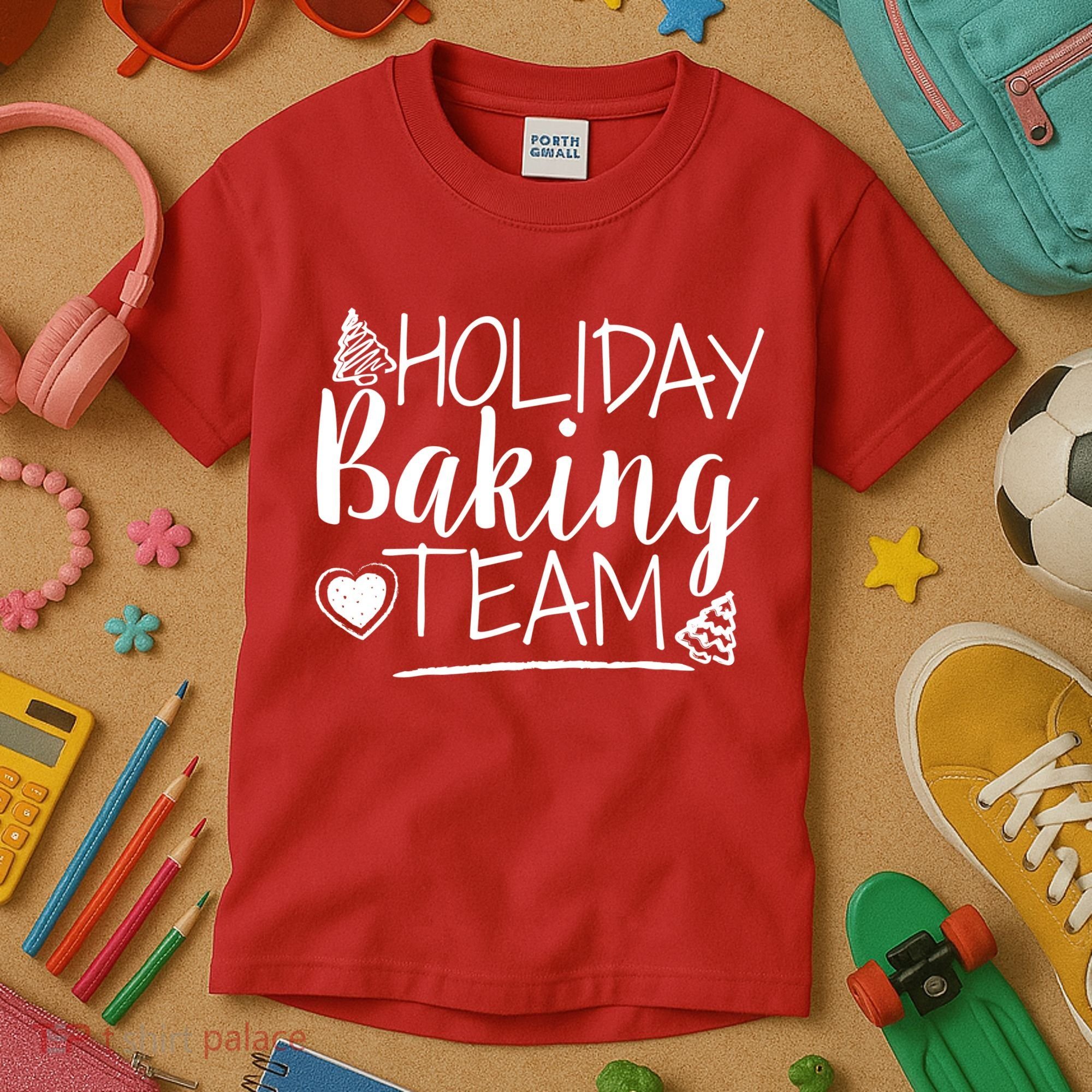 Holiday Baking Team Kids T-Shirt
