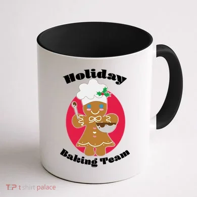 Holiday Baking Team Gingerbread Coffee Mug back
