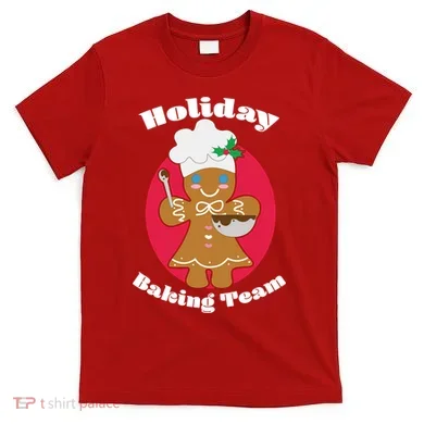 Holiday Baking Team Gingerbread T-Shirt