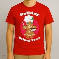Holiday Baking Team Gingerbread T-Shirt thumb 3