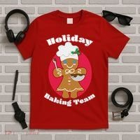 Holiday Baking Team Gingerbread T-Shirt thumb 5