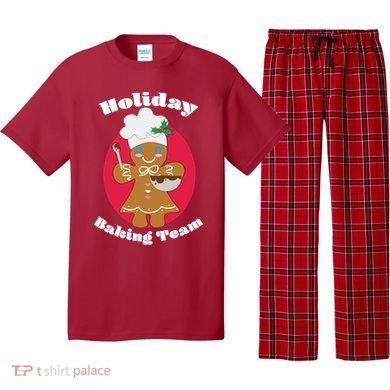 Holiday Baking Team Gingerbread Pajama Set