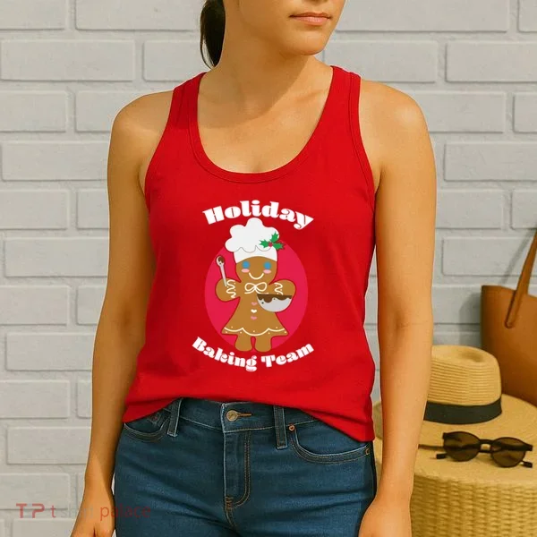 Holiday Baking Team Gingerbread Women's Tank Top