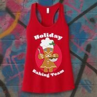 Holiday Baking Team Gingerbread Women's Tank Top thumb 3