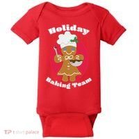 Holiday Baking Team Gingerbread Baby Bodysuit thumb 0