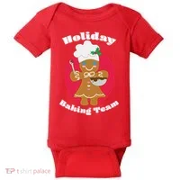 Holiday Baking Team Gingerbread Baby Bodysuit thumb 0