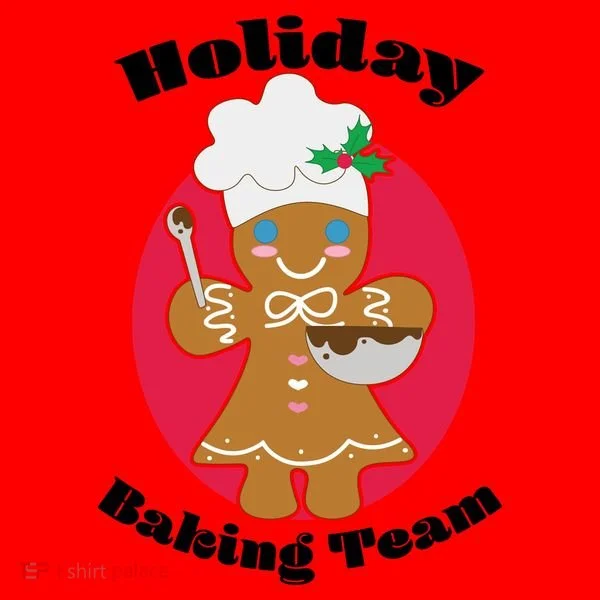 Holiday Baking Team Gingerbread Santa Hat