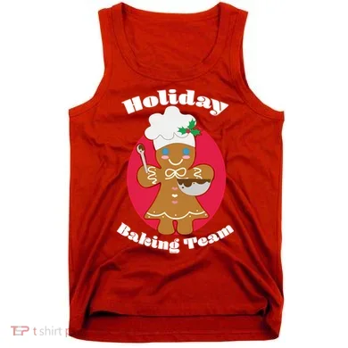 Holiday Baking Team Gingerbread Tank Top