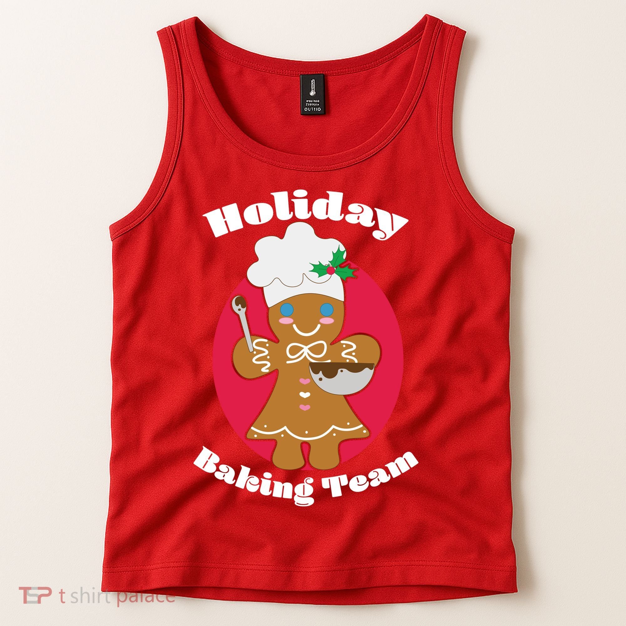 Holiday Baking Team Gingerbread Tank Top