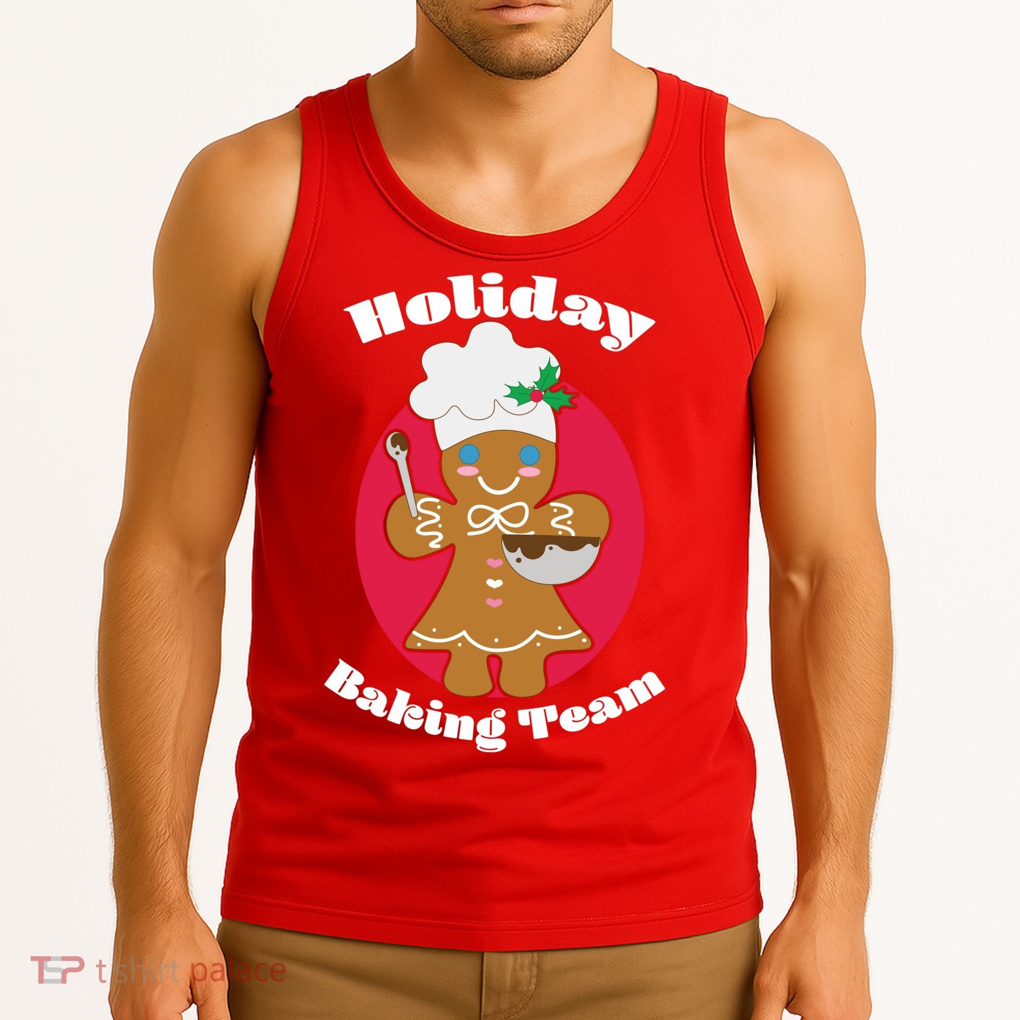 Holiday Baking Team Gingerbread Tank Top