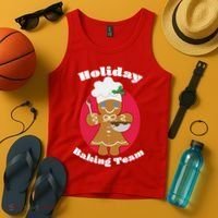 Holiday Baking Team Gingerbread Tank Top thumb 4