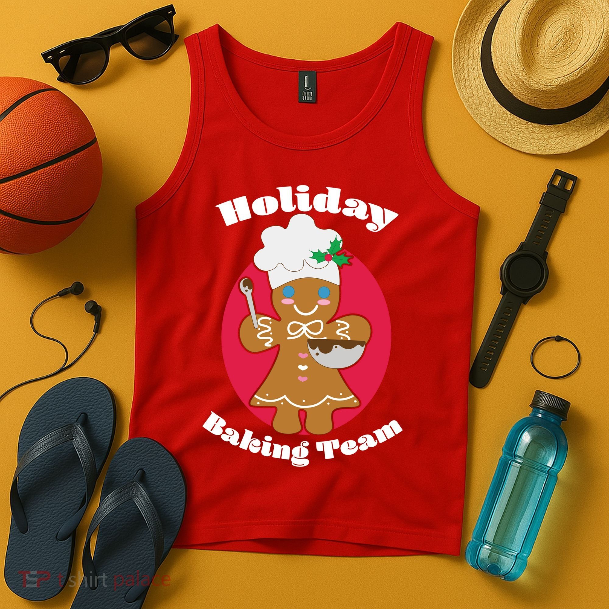 Holiday Baking Team Gingerbread Tank Top