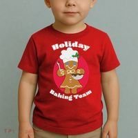 Holiday Baking Team Gingerbread Toddler T-Shirt thumb 2