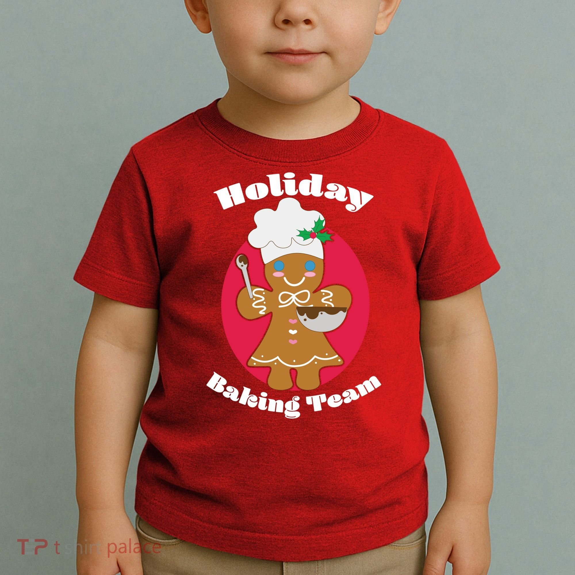 Holiday Baking Team Gingerbread Toddler T-Shirt