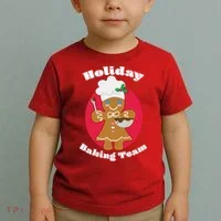 Holiday Baking Team Gingerbread Toddler T-Shirt thumb 2