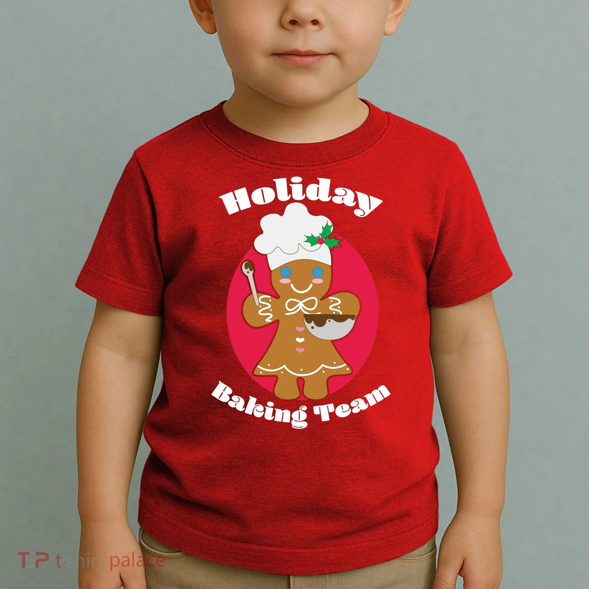 Holiday Baking Team Gingerbread Toddler T-Shirt