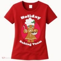 Holiday Baking Team Gingerbread Women's T-Shirt thumb 0