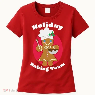 Holiday Baking Team Gingerbread Women's T-Shirt
