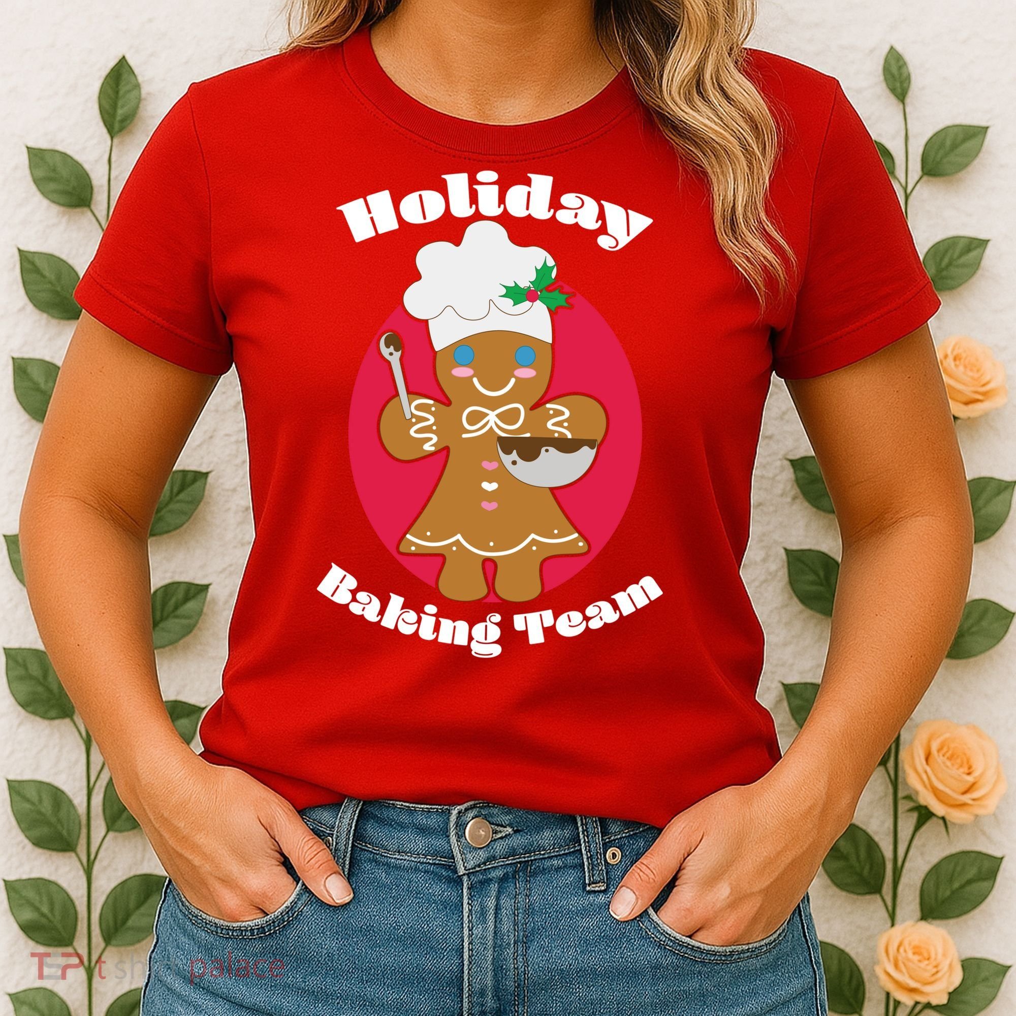 Holiday Baking Team Gingerbread Women's T-Shirt