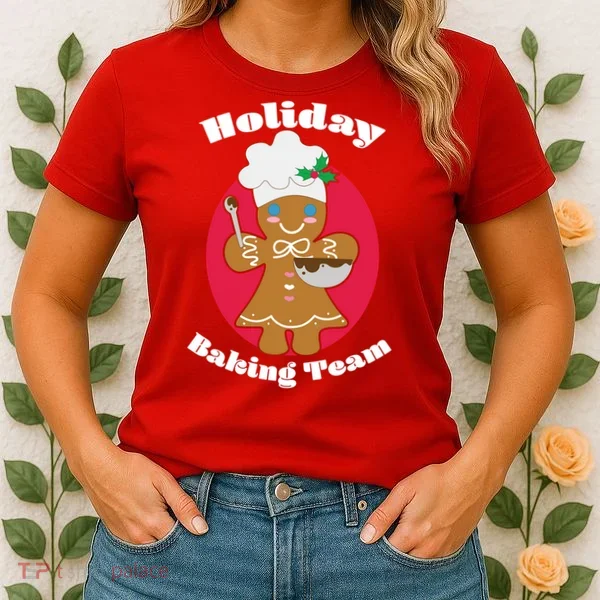 Holiday Baking Team Gingerbread Women's T-Shirt