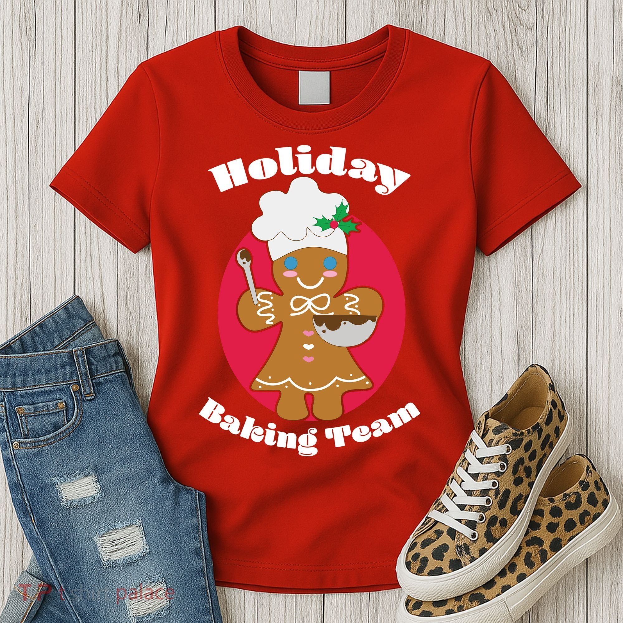 Holiday Baking Team Gingerbread Women's T-Shirt