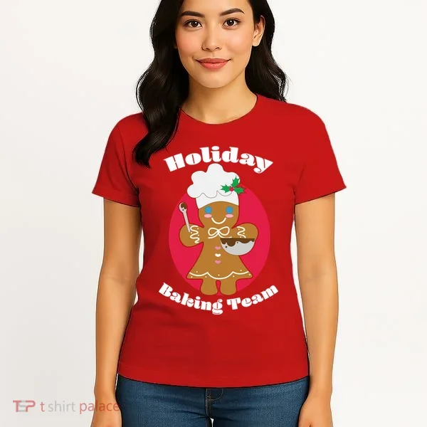 Holiday Baking Team Gingerbread Women's T-Shirt