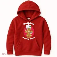 Holiday Baking Team Gingerbread Kids Hoodie thumb 0