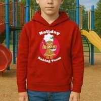 Holiday Baking Team Gingerbread Kids Hoodie thumb 2