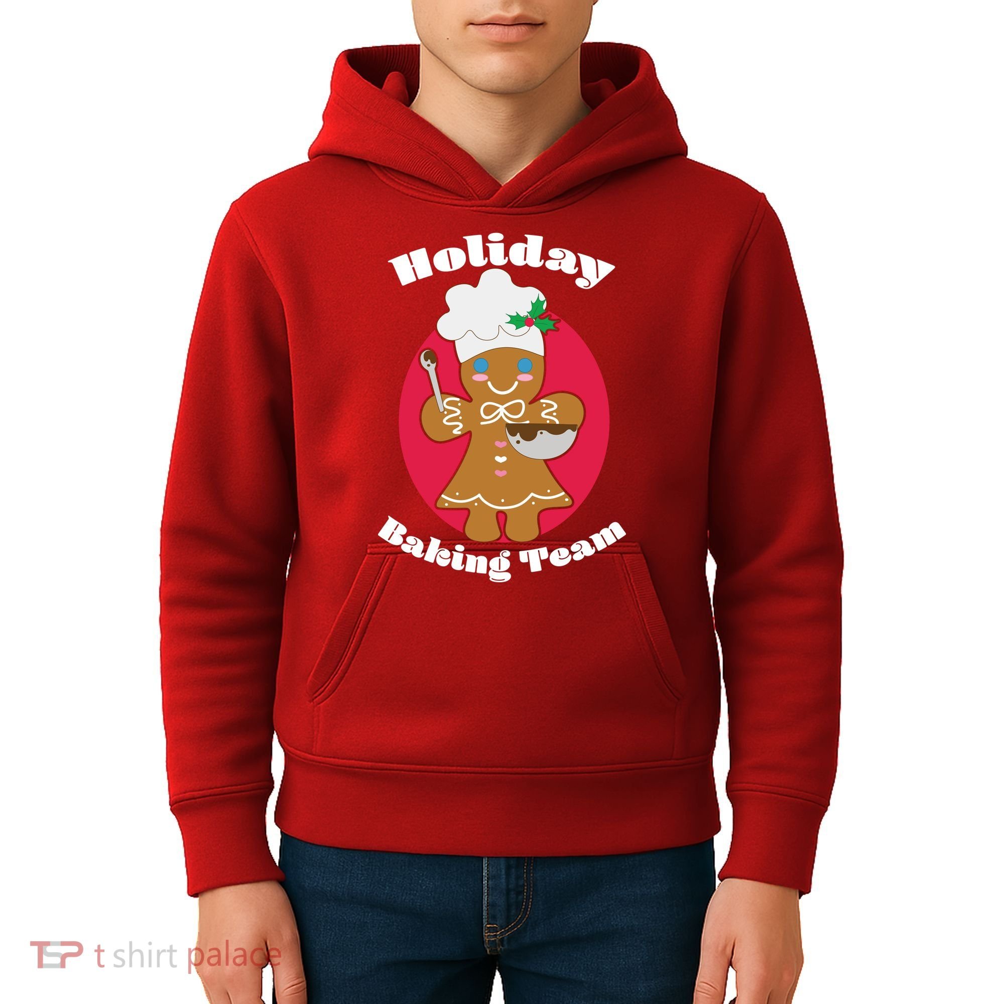 Holiday Baking Team Gingerbread Kids Hoodie