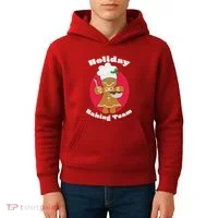 Holiday Baking Team Gingerbread Kids Hoodie thumb 4
