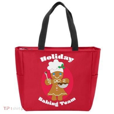 Holiday Baking Team Gingerbread Tote Bag