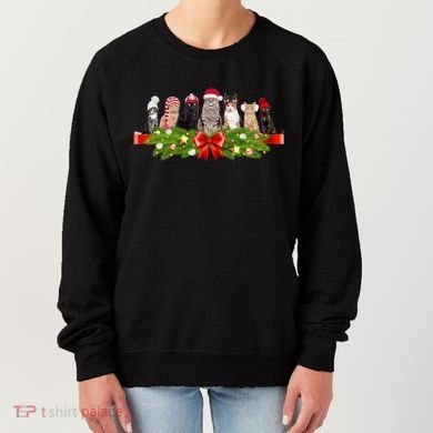 Holiday Christmas Cats Women's Sweatshirt