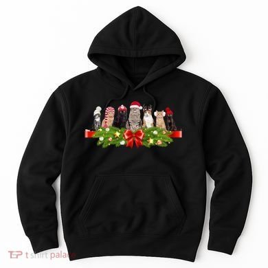 Holiday Christmas Cats Hoodie