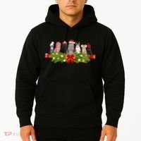 Holiday Christmas Cats Hoodie thumb 2